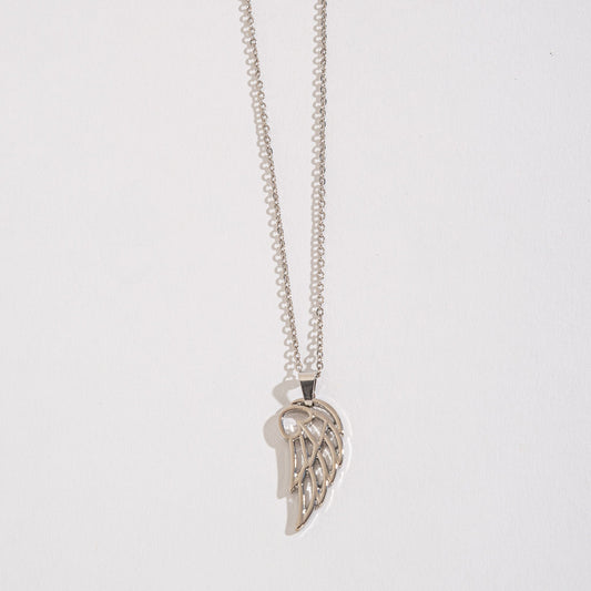 Work Of Heart Angel Wing Pendant Necklace