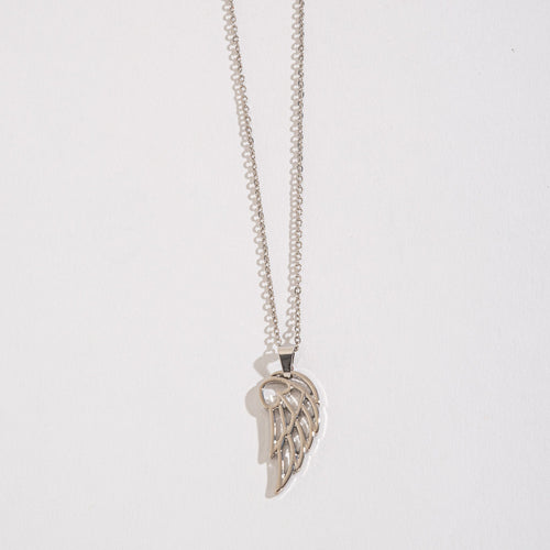 Work Of Heart Angel Wing Pendant Necklace