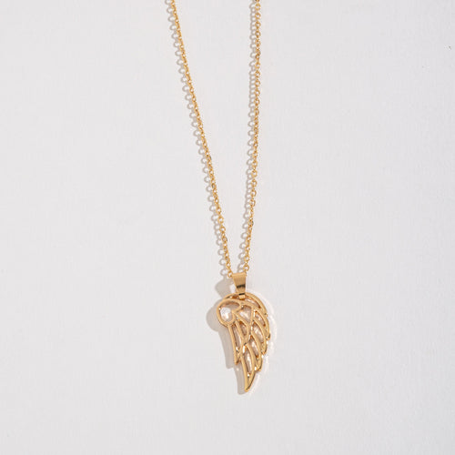 Work Of Heart Angel Wing Pendant Necklace