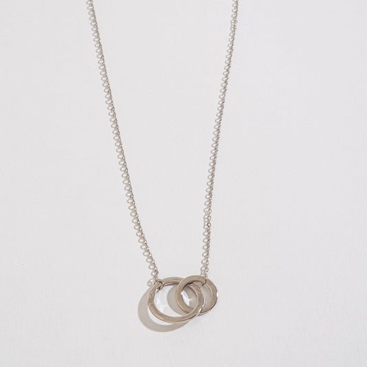 Work Of Heart Connected Rings Pendant Necklace