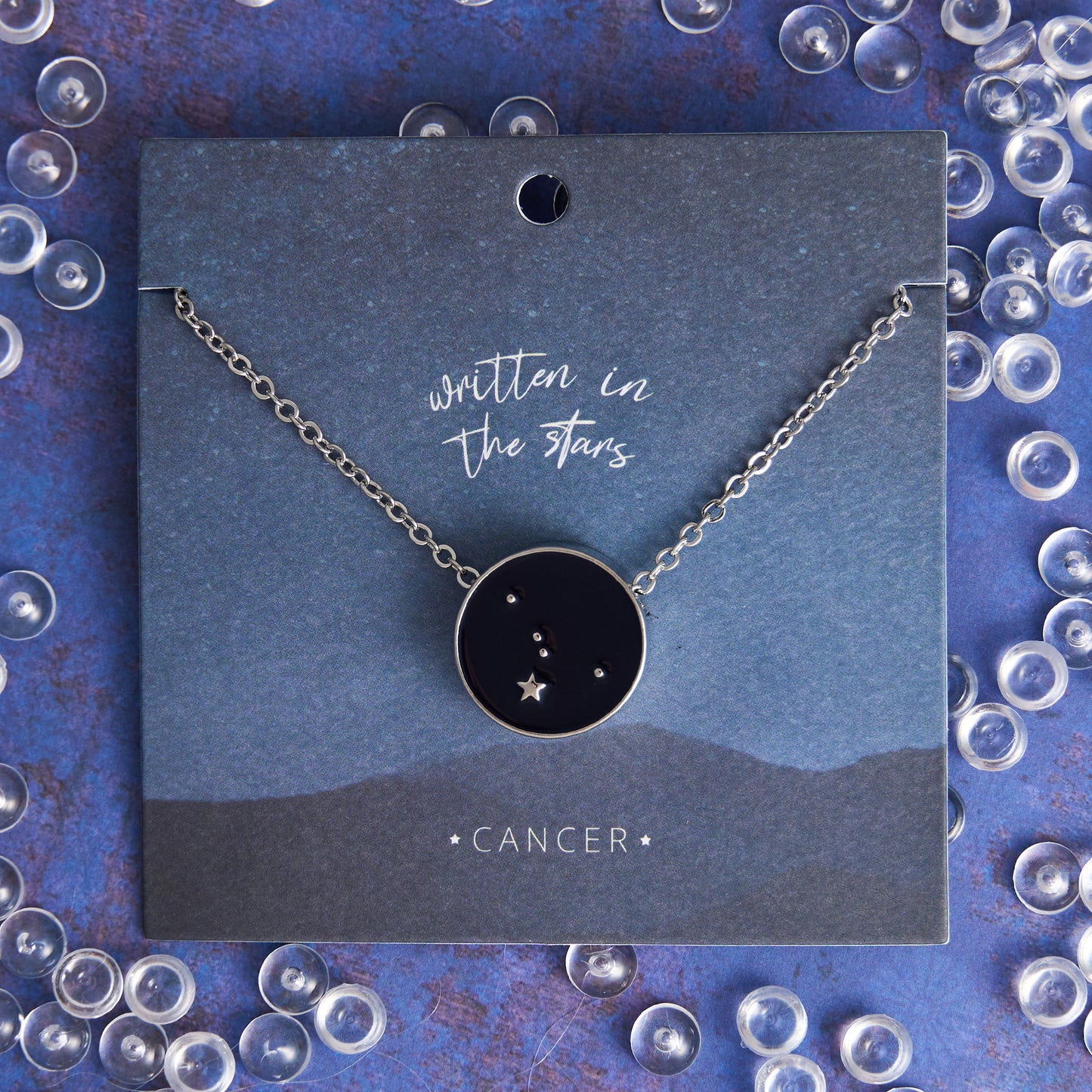 Zodiac Constellation Cancer Pendant Necklace