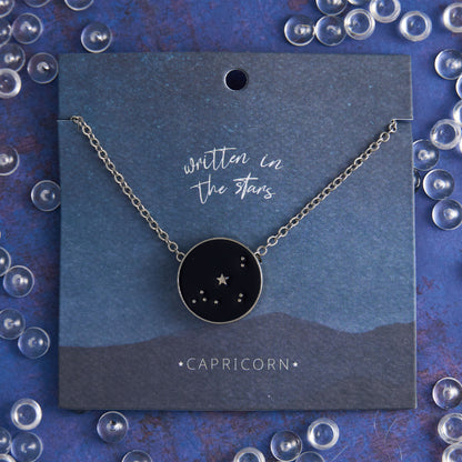 Zodiac Constellation Capricorn Pendant Necklace