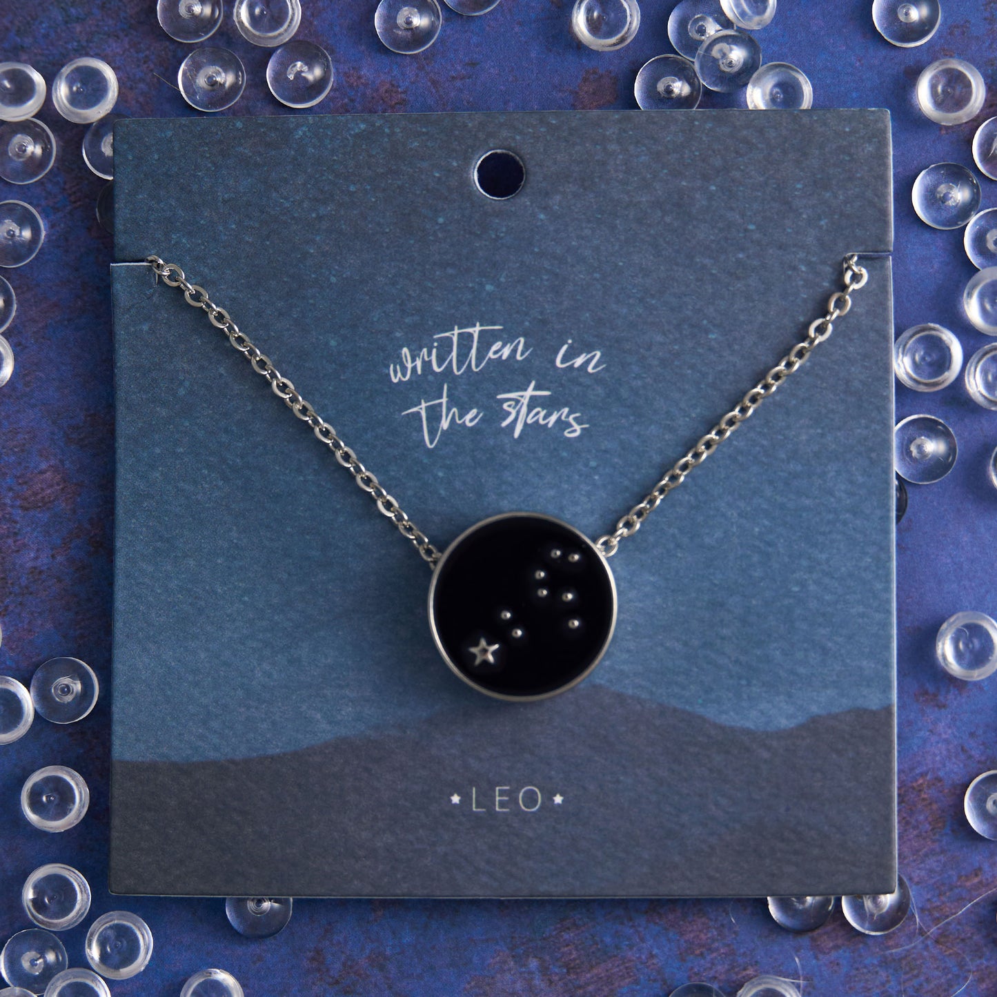 Zodiac Constellation Leo Pendant Necklace