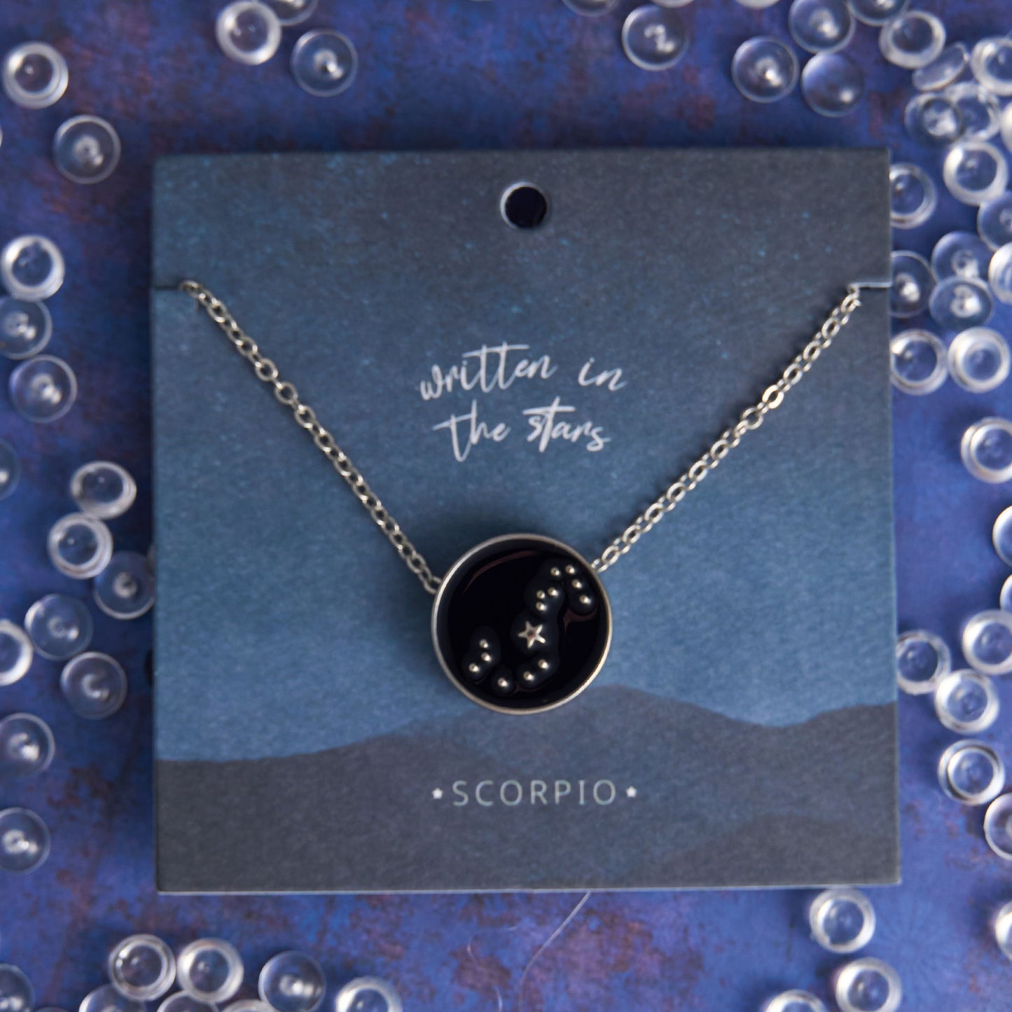 Zodiac Constellation Scorpio Pendant Necklace