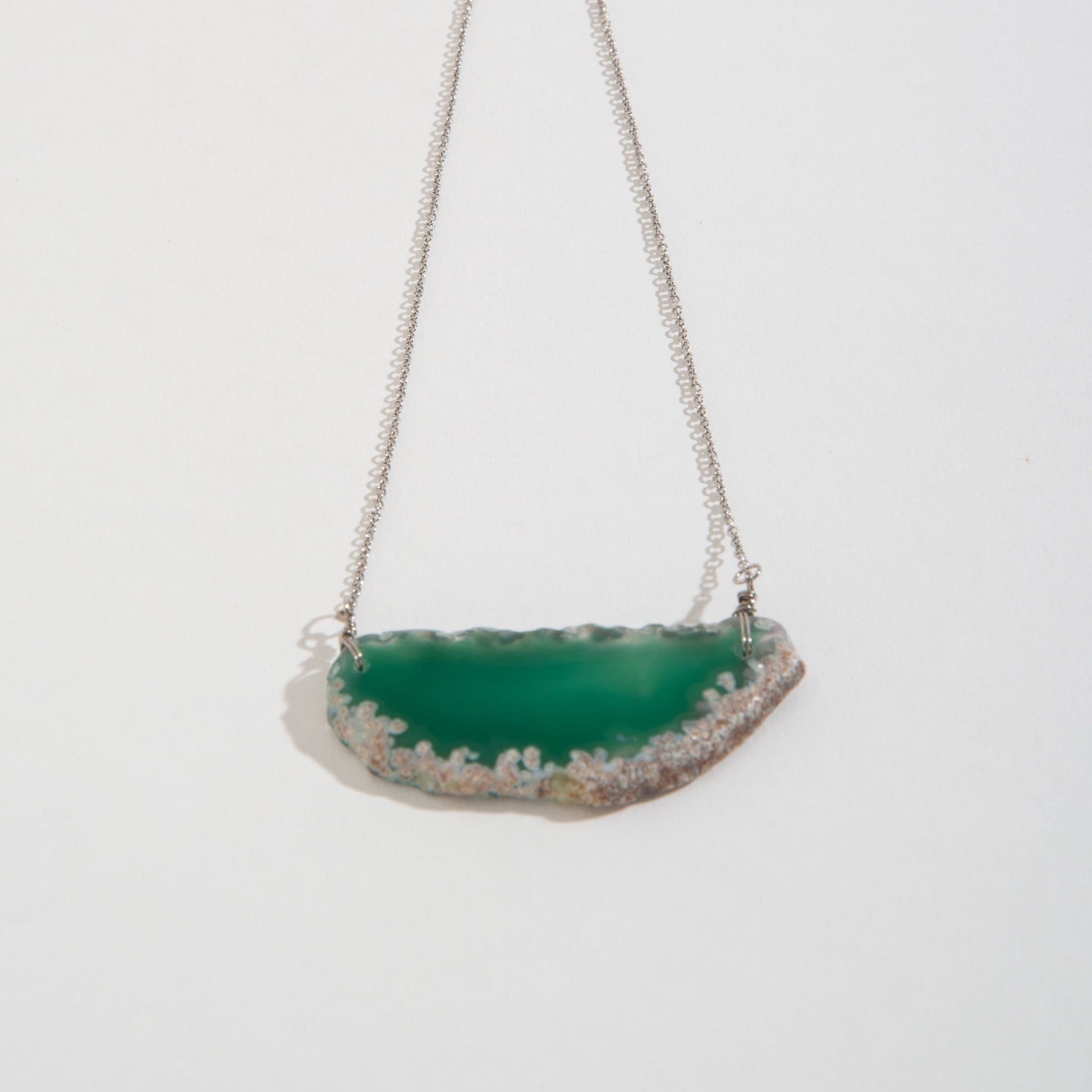 Jaclyn Agate Pendant Necklace