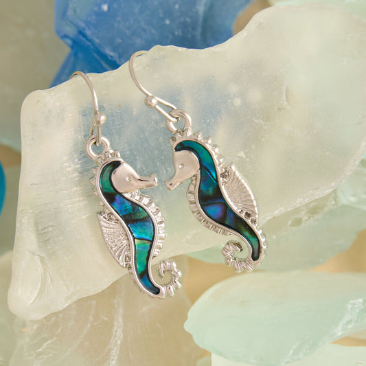 Abalone Sea Horse Er-Blue