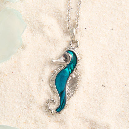 Abalone Sea Horse Nk-Blue