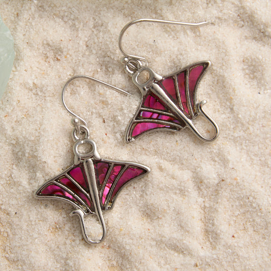 Abalone Manta Ray Er-Pink