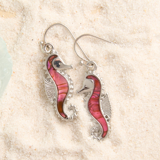 Abalone Sea Horse Er-Pink