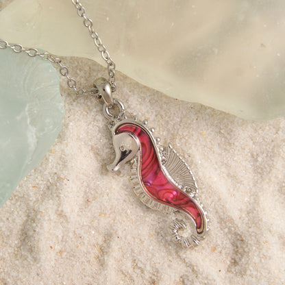 Abalone Sea Horse Nk-Pink