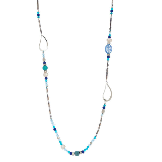 Droplet & Bead Blue/Multi Nk