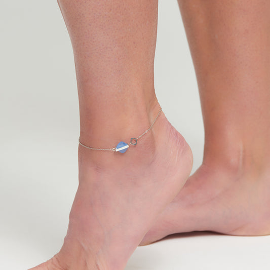 Square Gen Stone Ank-Dk. Blue