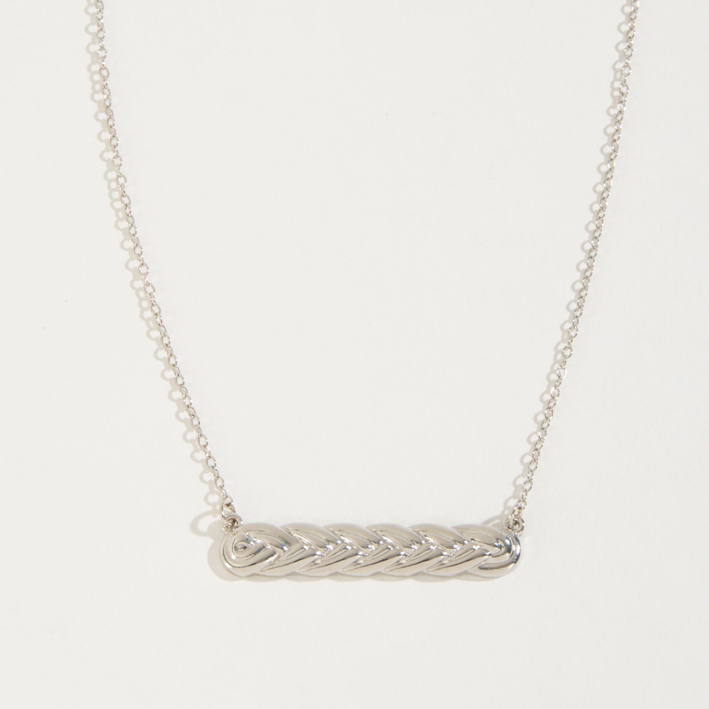 Cecelia Braided Bar Necklace