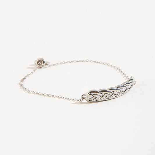 Cecelia Braided Bar Bracelet