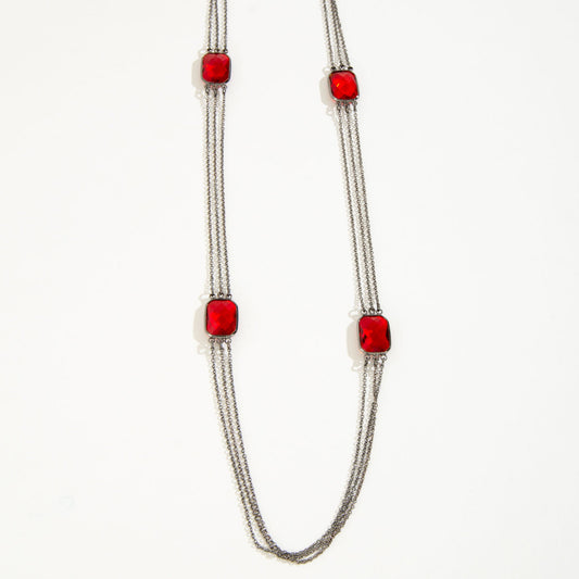 Scarlett Station Necklace