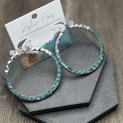 Ember Patina Oval Earrings