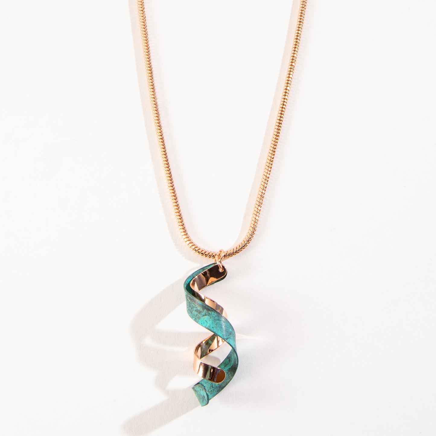 Reagan Patina Twist Necklace