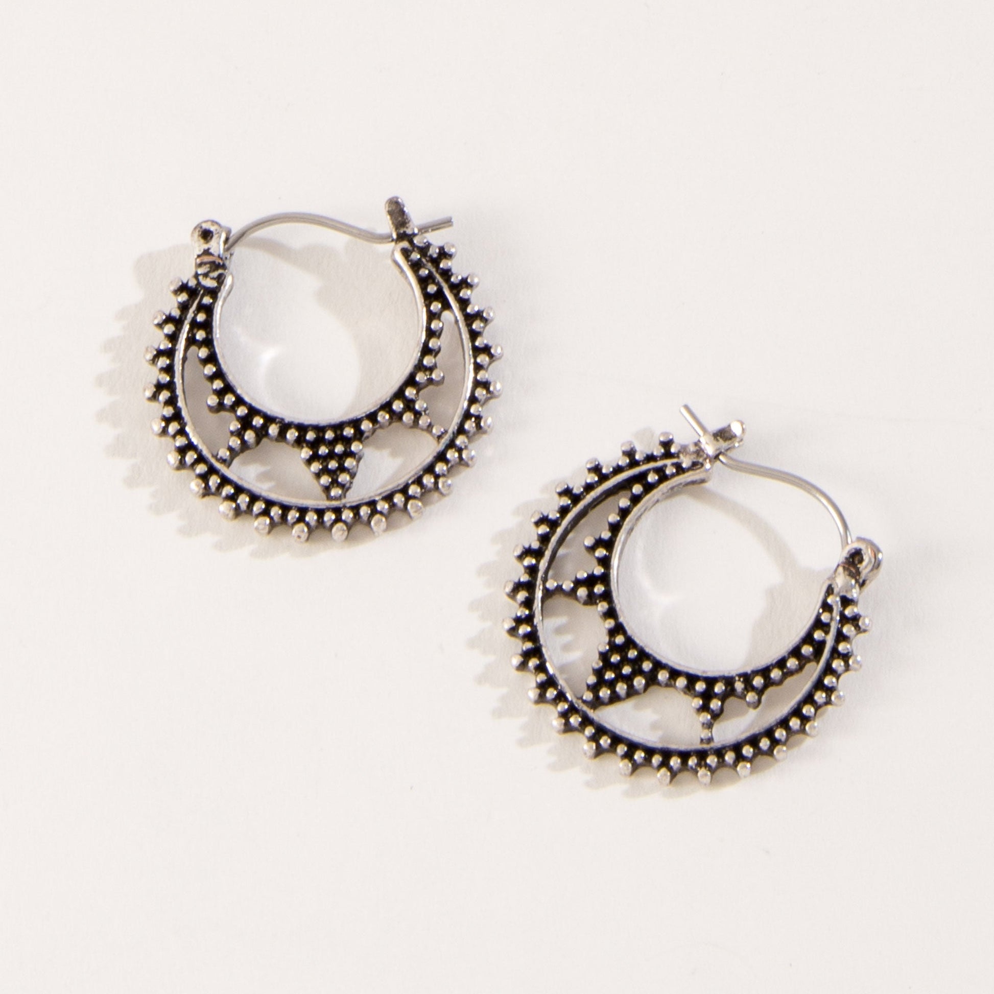 Bailey Crescent Hoop Earrings