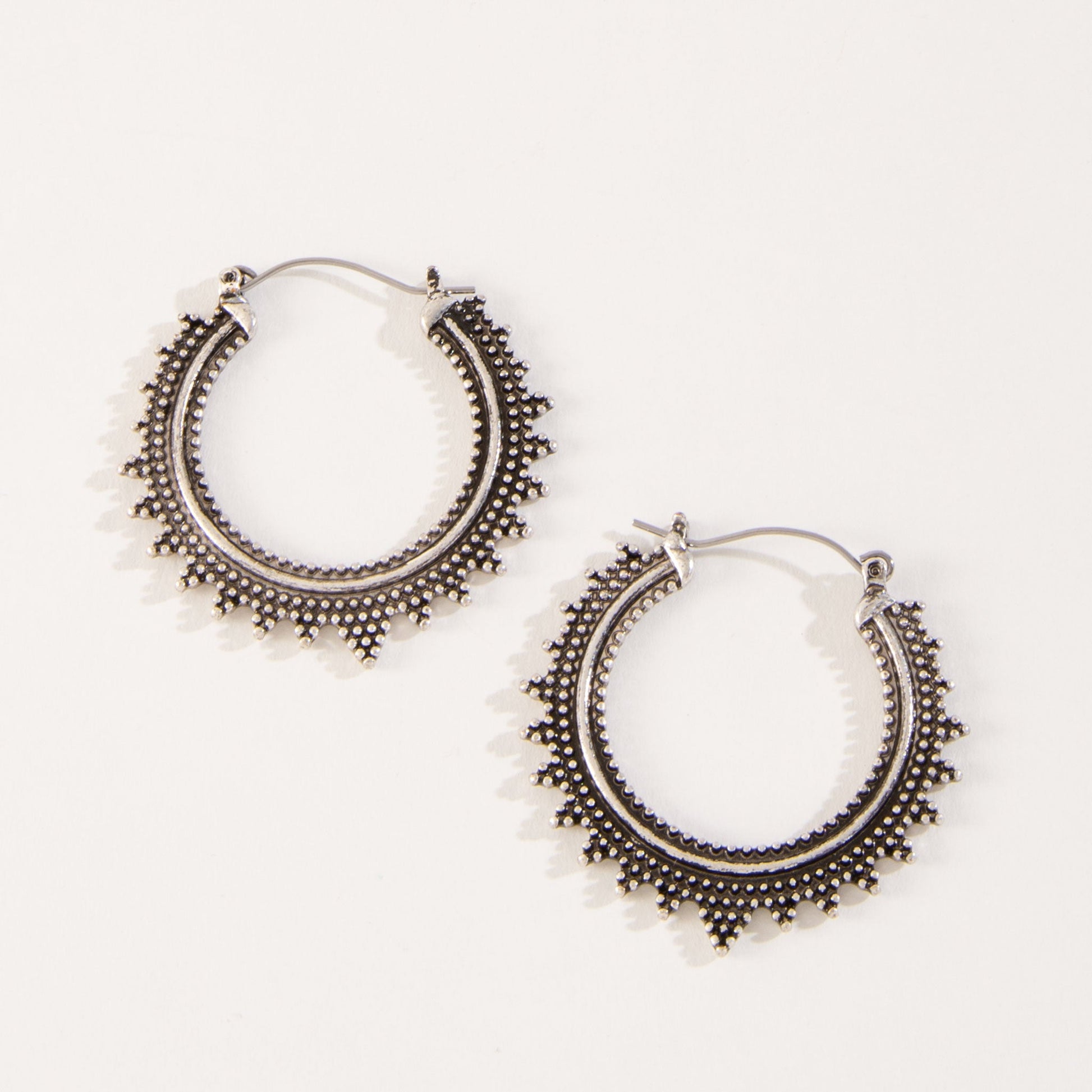 Bailey Burst Hoop Earrings