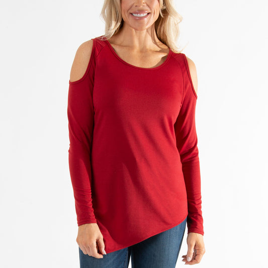 Olivia Cold Shoulder Top