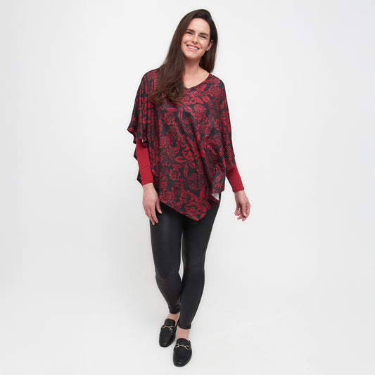 Addie Poncho Top