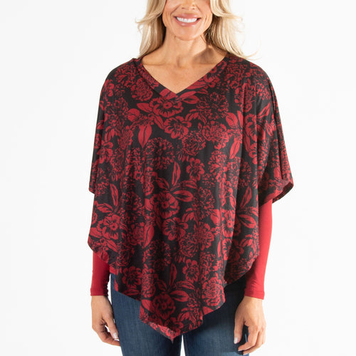 Addie Poncho Top