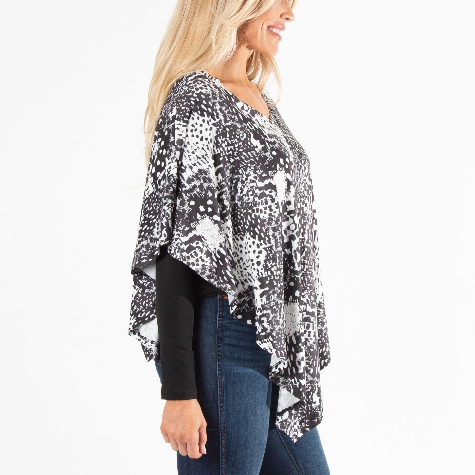 Addie Poncho Top