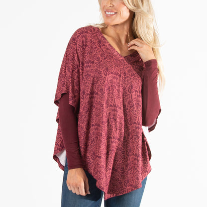 Addie Poncho Top