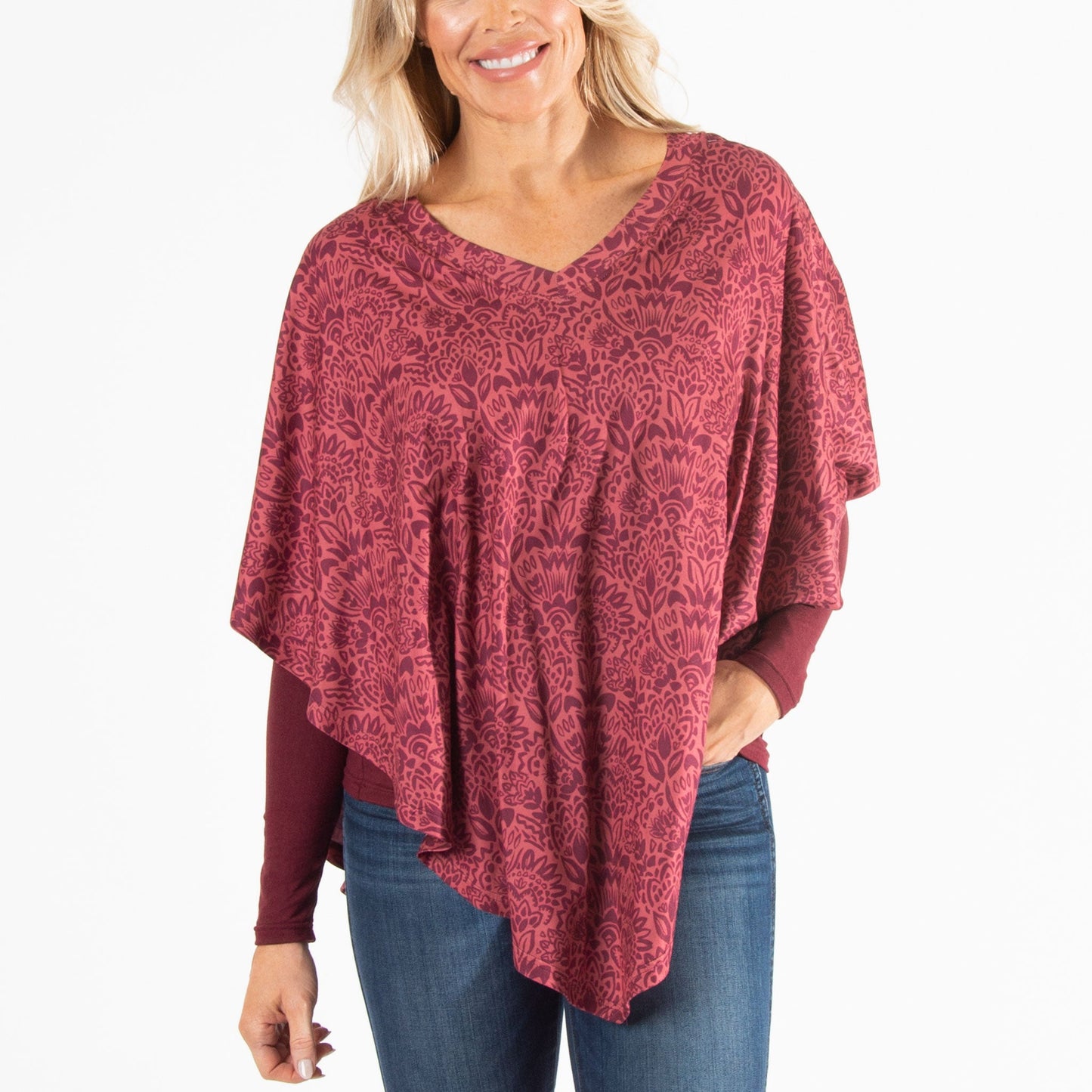 Addie Poncho Top