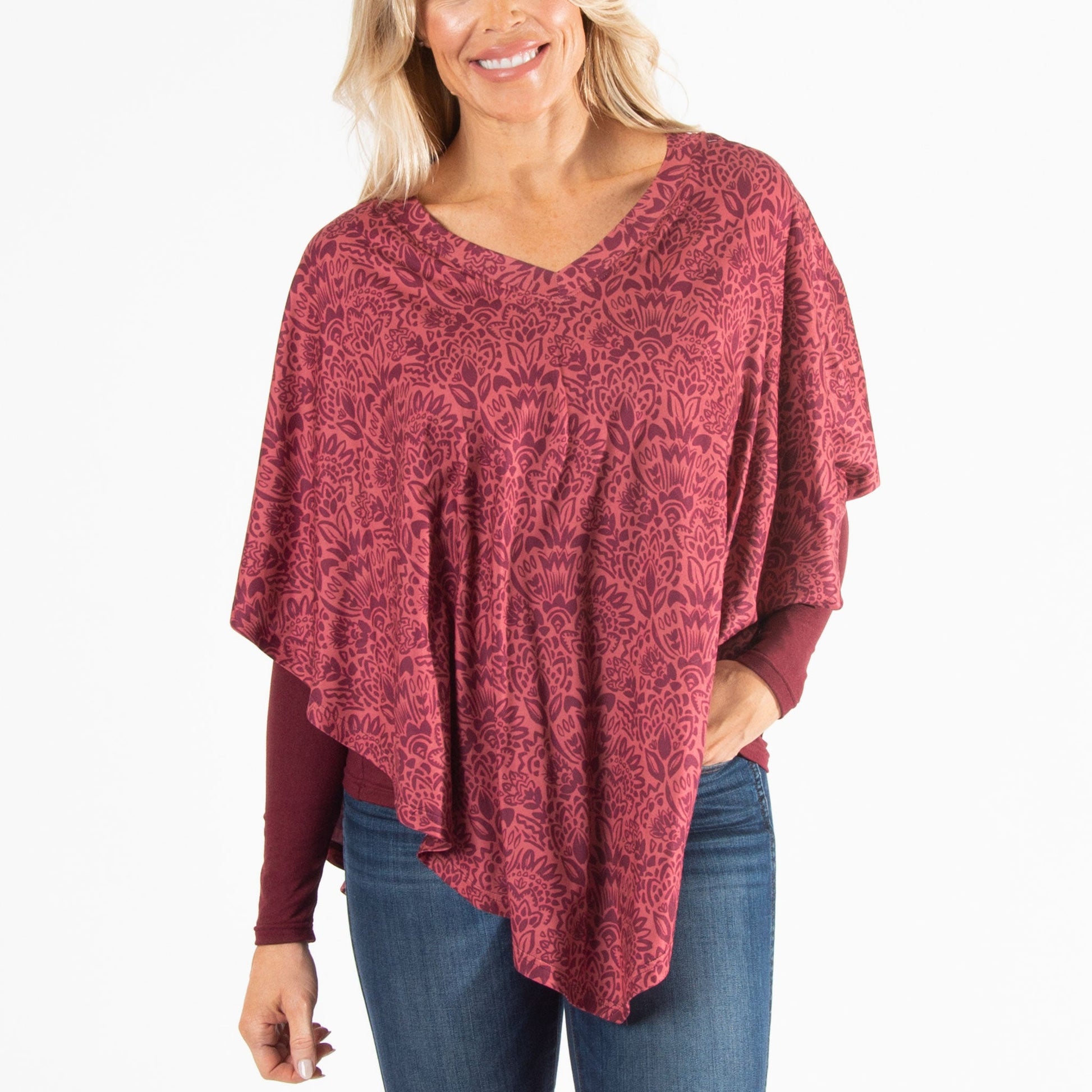 Addie Poncho Top