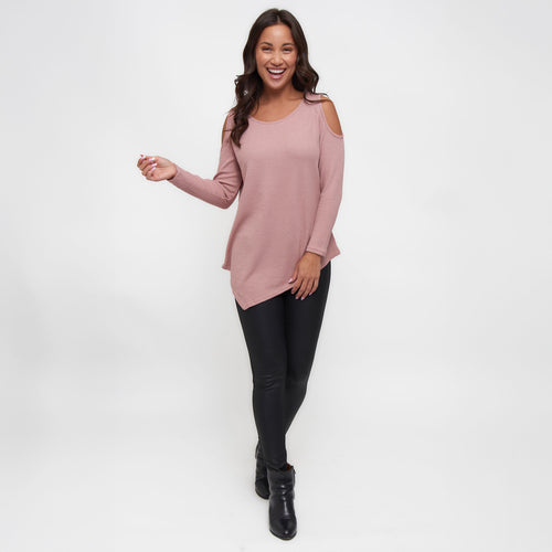 Olivia Cold Shoulder Top