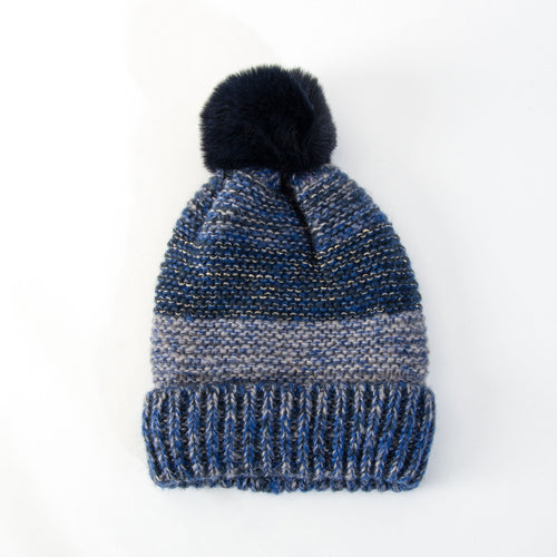 Tatum Striped Knit Hat