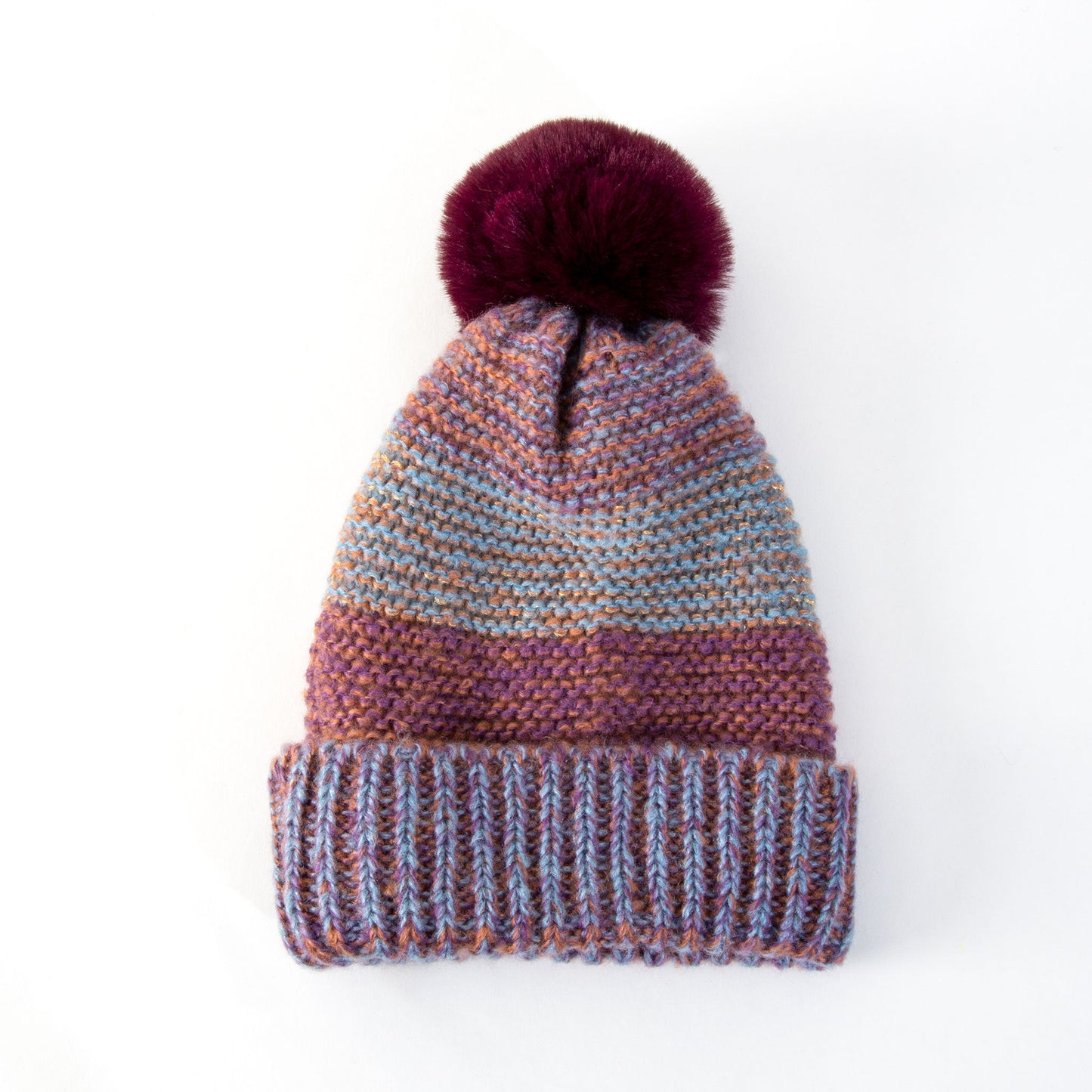 Tatum Striped Knit Hat