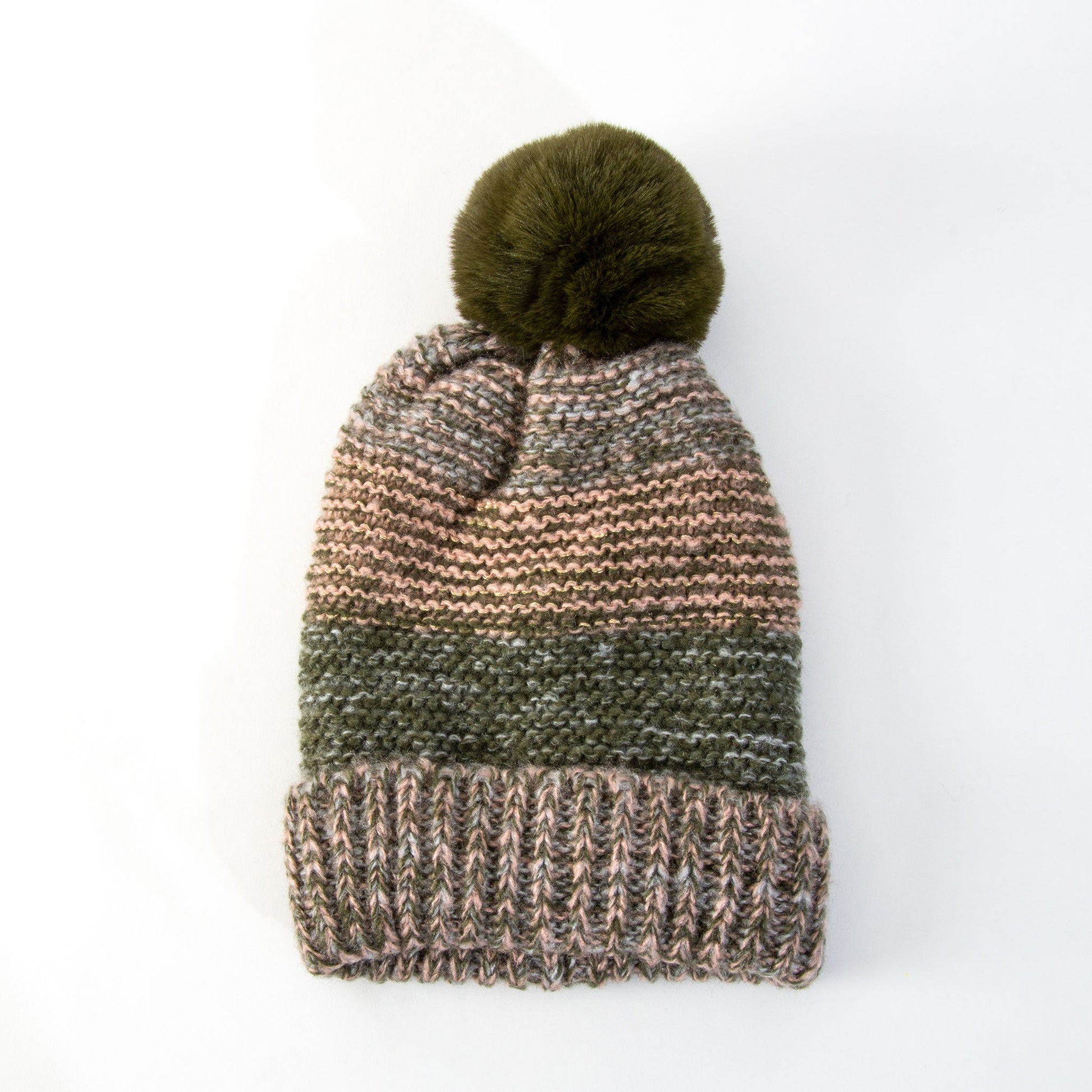 Tatum Striped Knit Hat