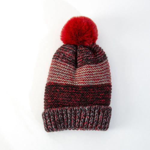 Tatum Striped Knit Hat