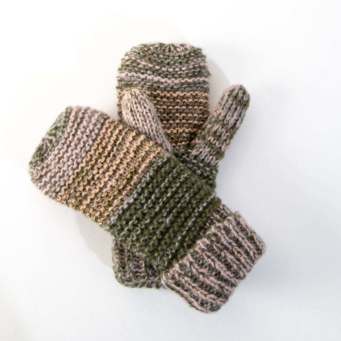 Tatum Striped Mittens