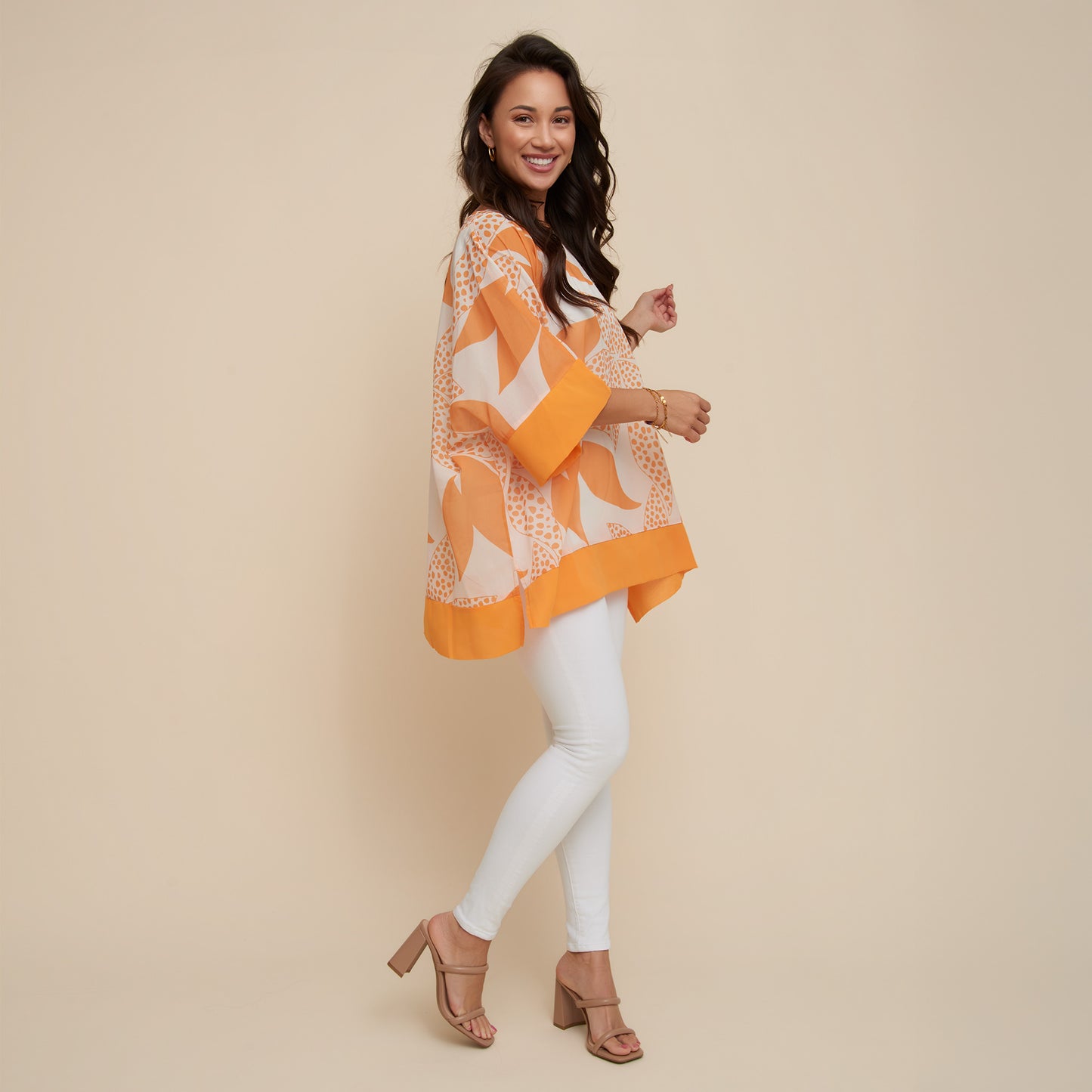 Elsie & Zoey Lexi Sheer Poncho