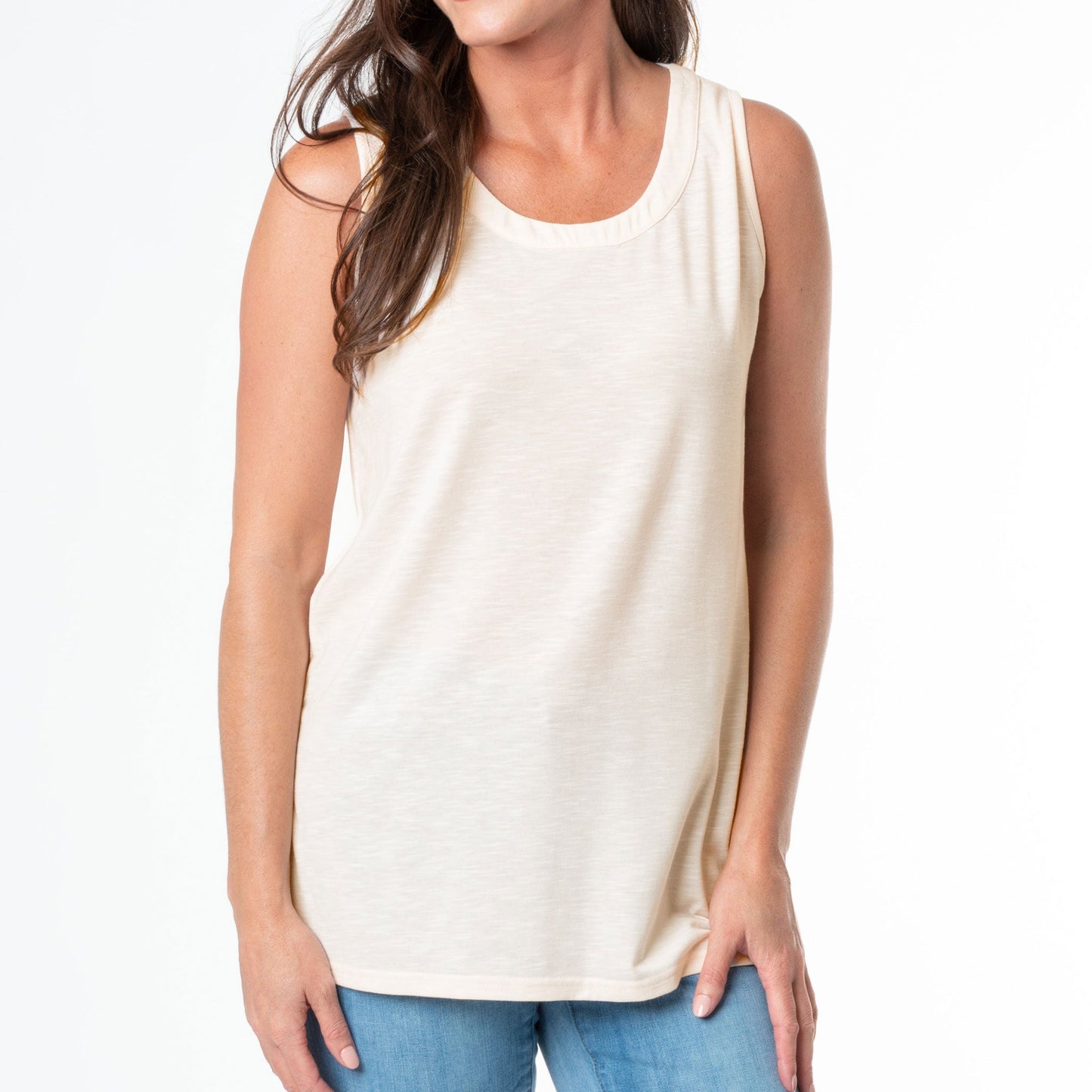 Elsie & Zoey  Fallon Scoop Neck Tank