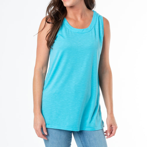 Elsie & Zoey  Fallon Scoop Neck Tank