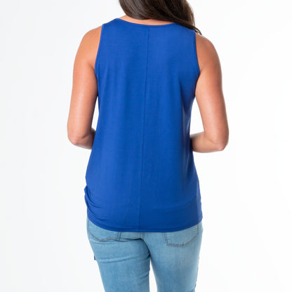 Elsie & Zoey Sunny Tie Hem Tank