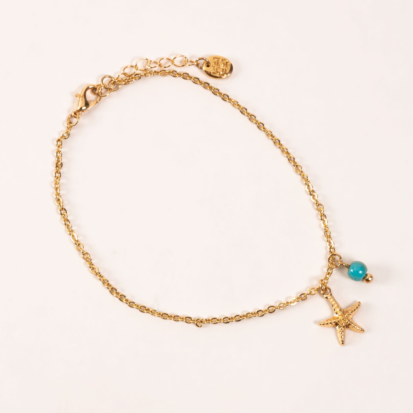 Elsie & Zoey Alexis Starfish Charm Anklet