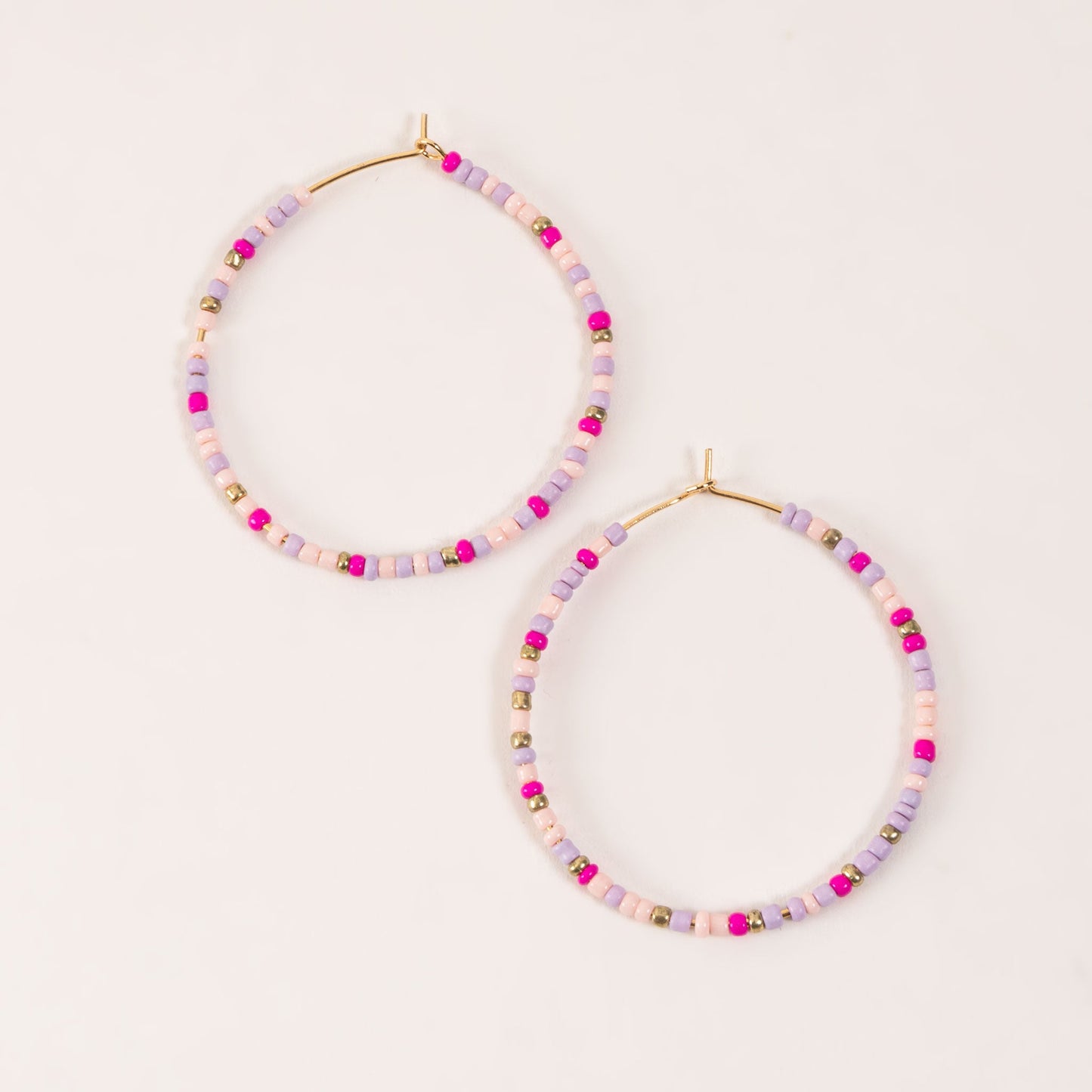 Elsie & Zoey Ashli Beaded Hoop Earrings