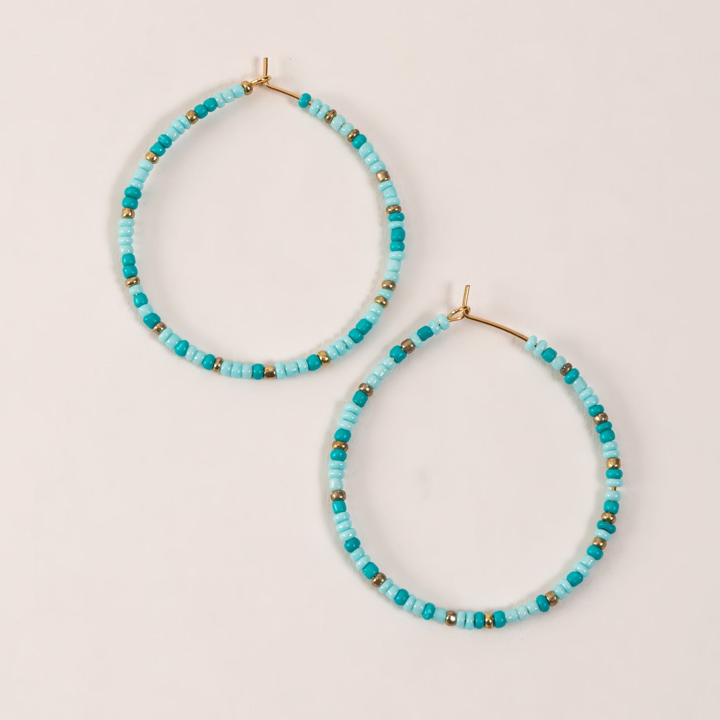 Elsie & Zoey Ashli Beaded Hoop Earrings