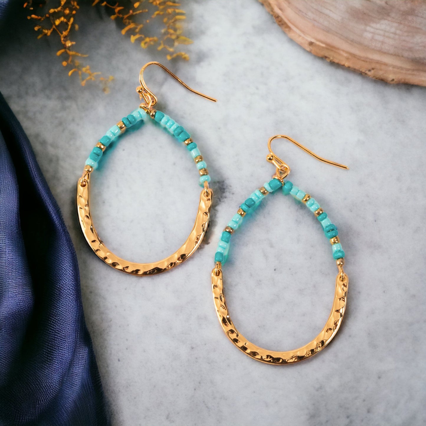 Elsie & Zoey Ashli Beaded Teardrop Earrings