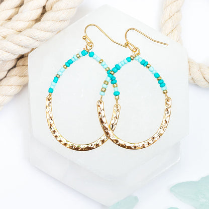 Elsie & Zoey Ashli Beaded Teardrop Earrings