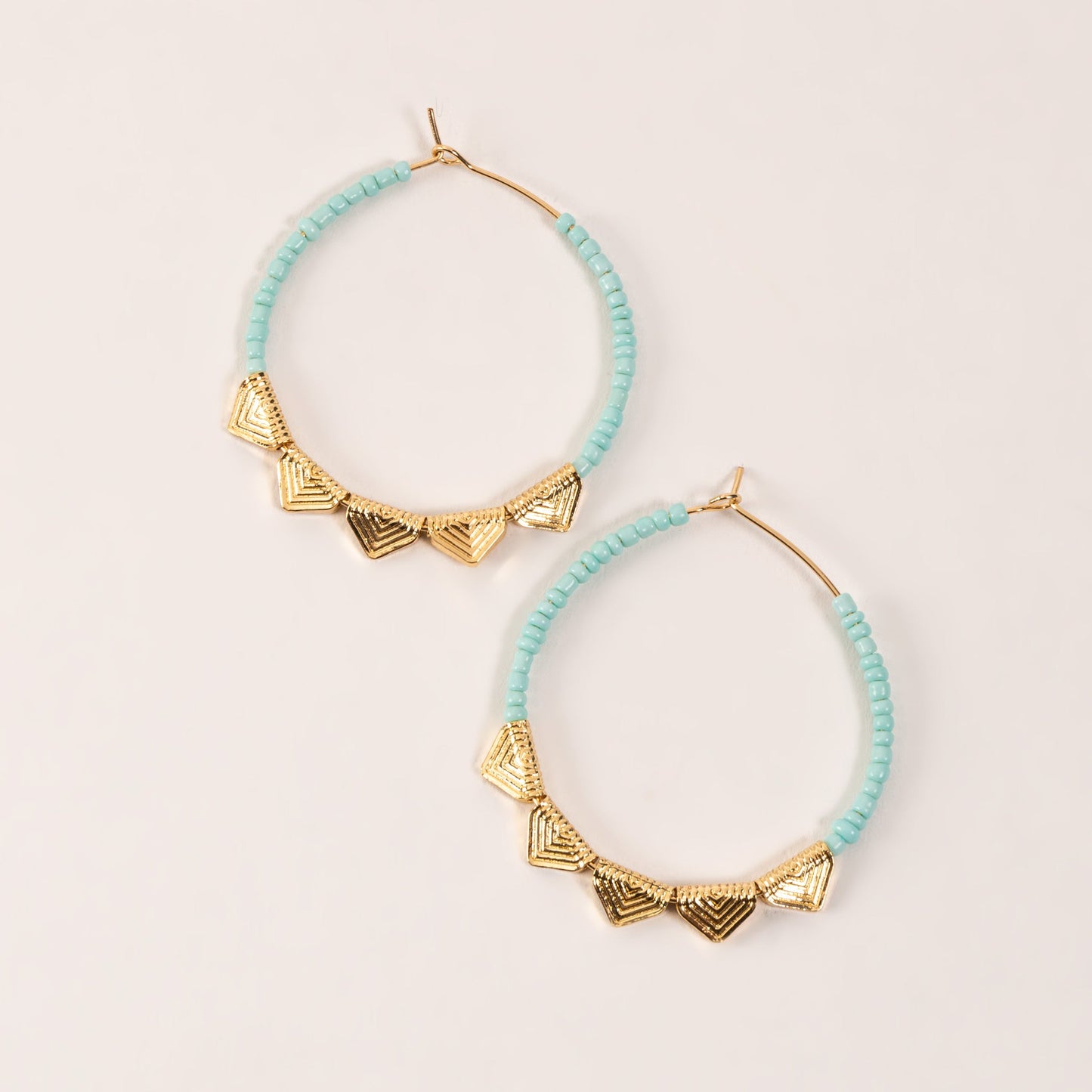 Elsie & Zoey Ashli Beaded Filigree Hoop Earrings