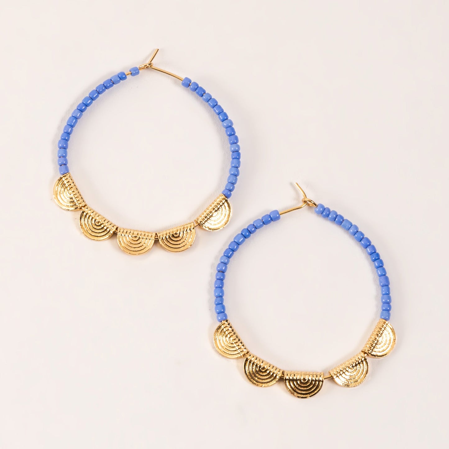 Elsie & Zoey Ashli Beaded Filigree Hoop Earrings