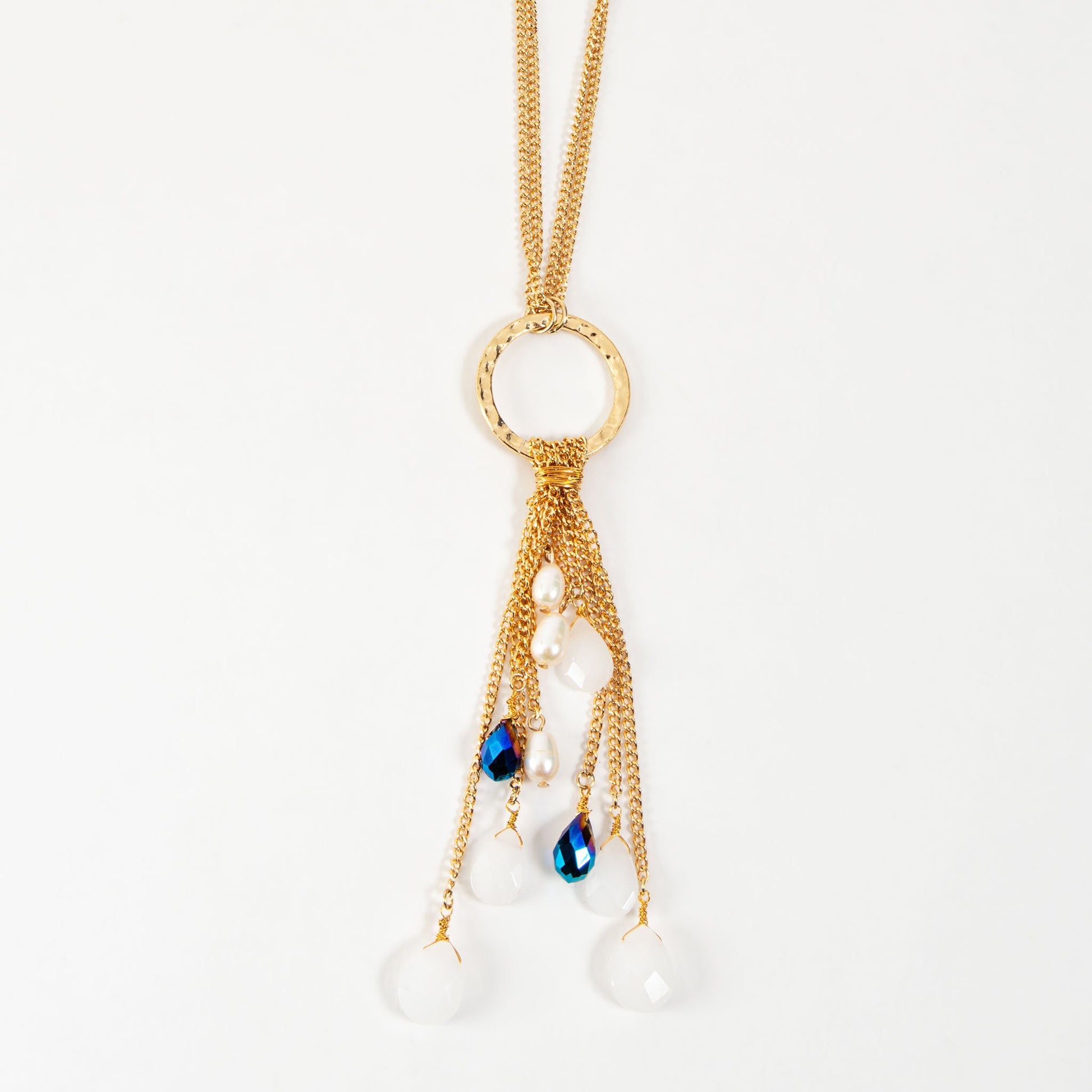 Elsie & Zoey Thalia Beaded Drop Necklace