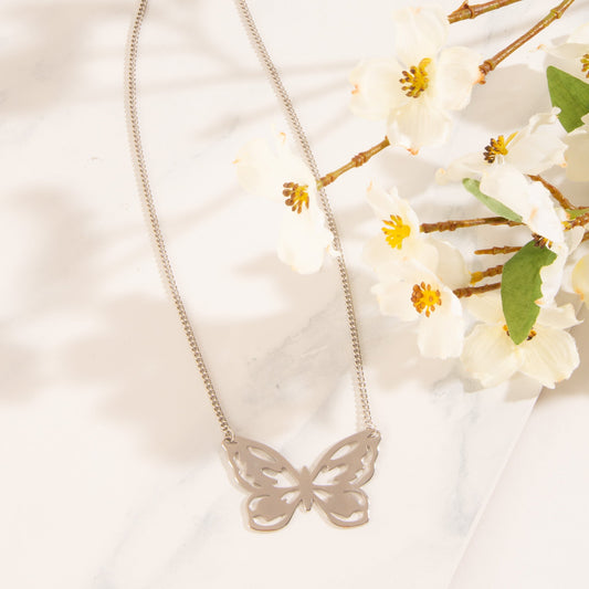Ophelia Butterfly Pendant Necklace