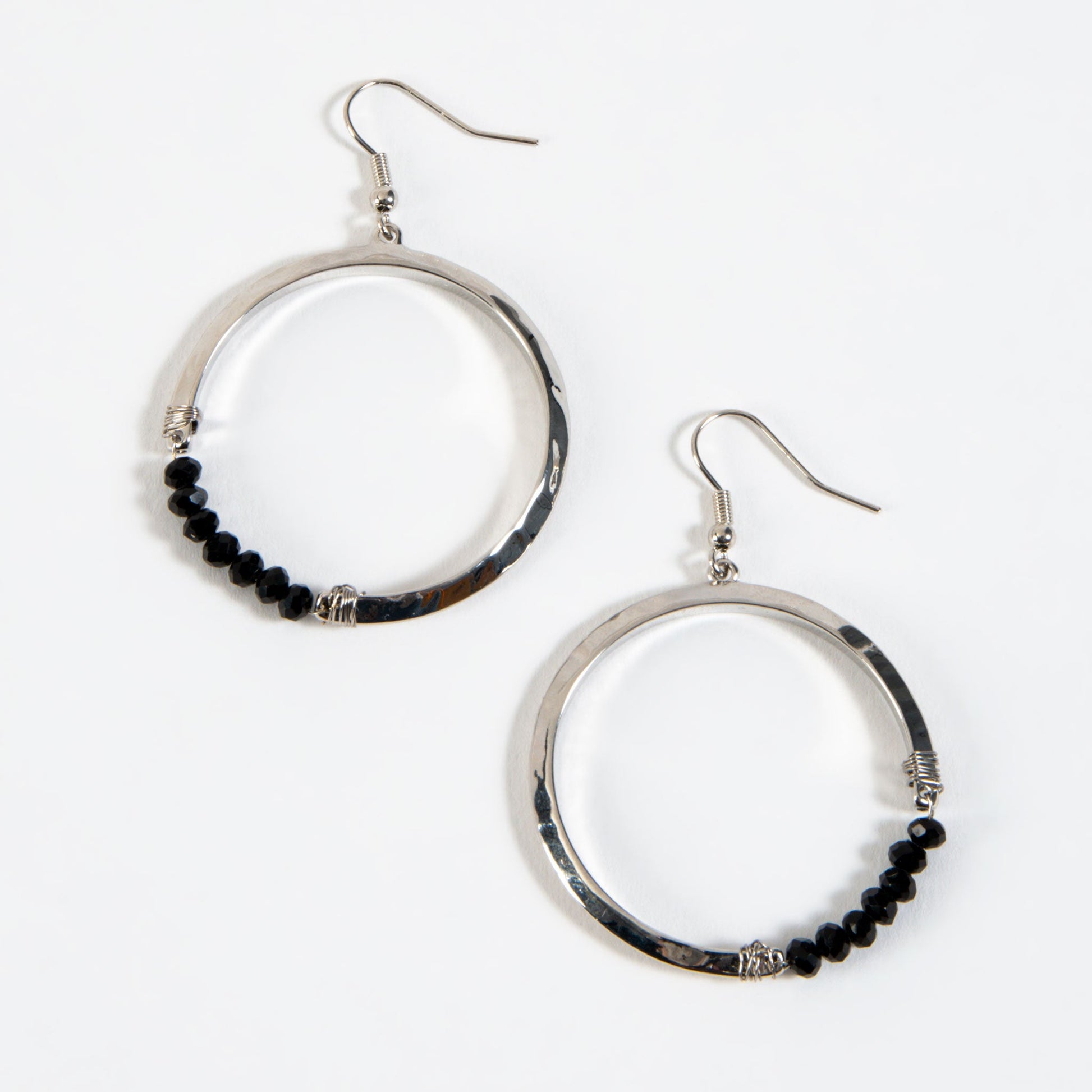 Haven Beaded Hoop Earrings